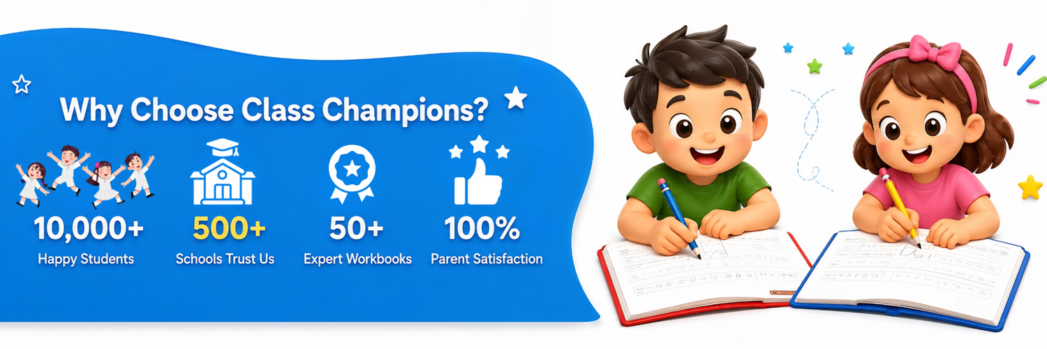 Why choose Class Champions - happy students, schools trust us, expert workbooks and parent satisfaction