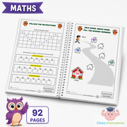 UKG Worksheets for Kids – Set of 4 Books