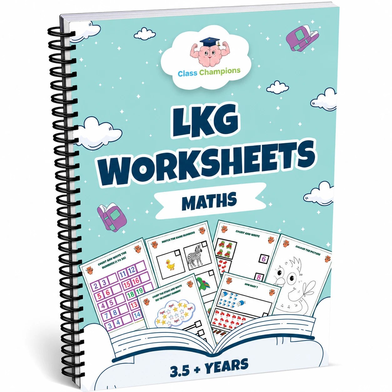 LKG Maths workbook