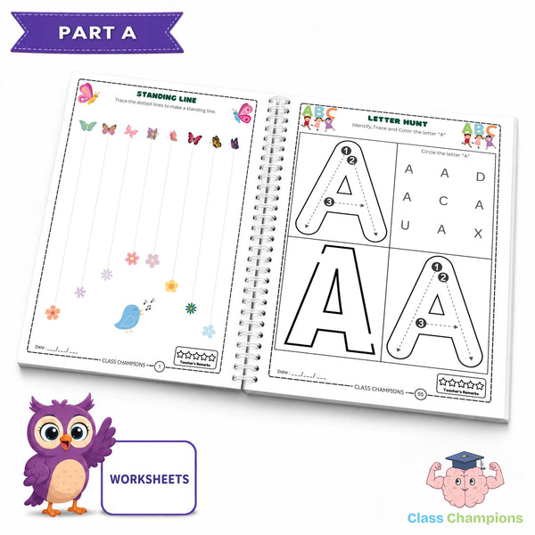 Inside Playgroup Part A worksheets