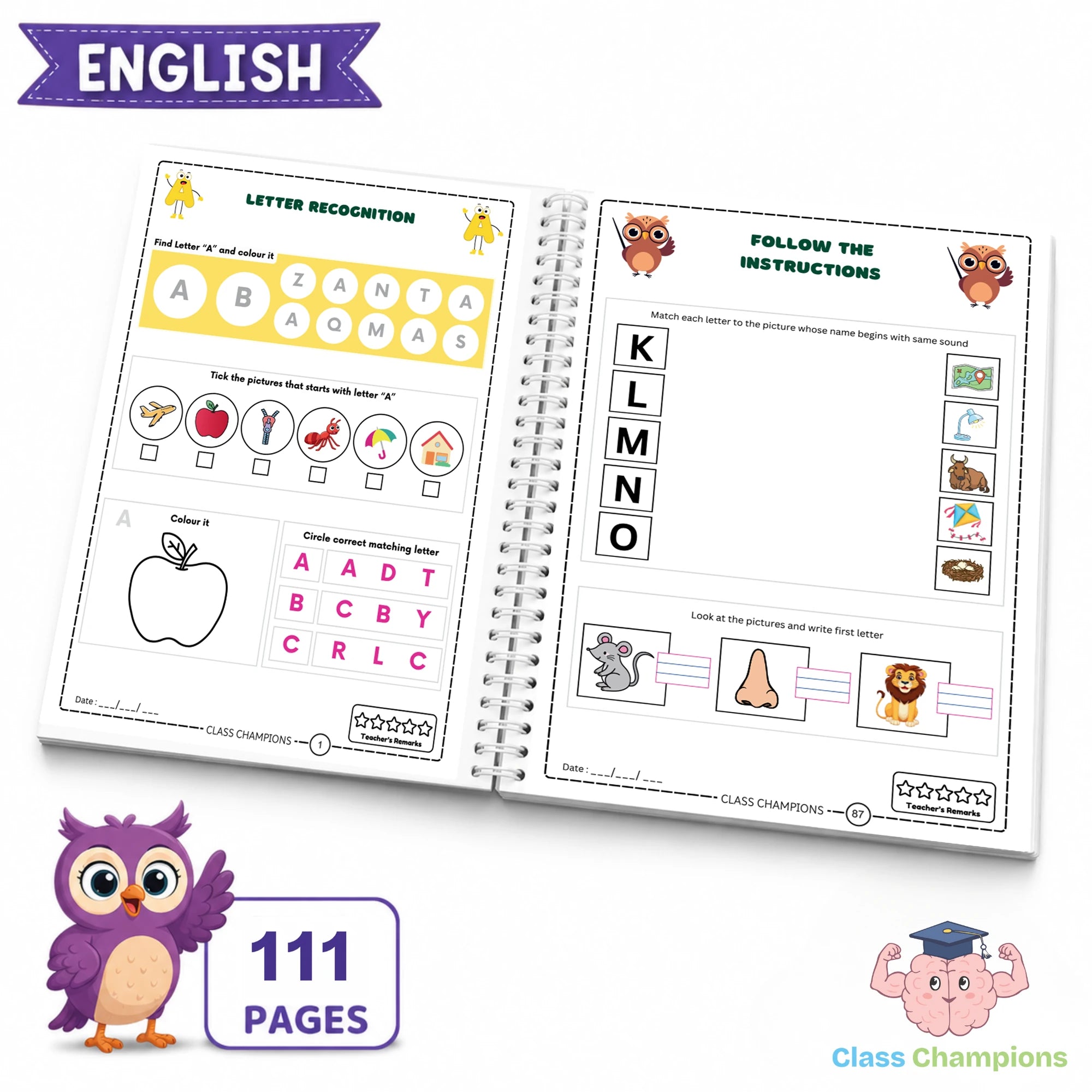 Inside Nursery English worksheet