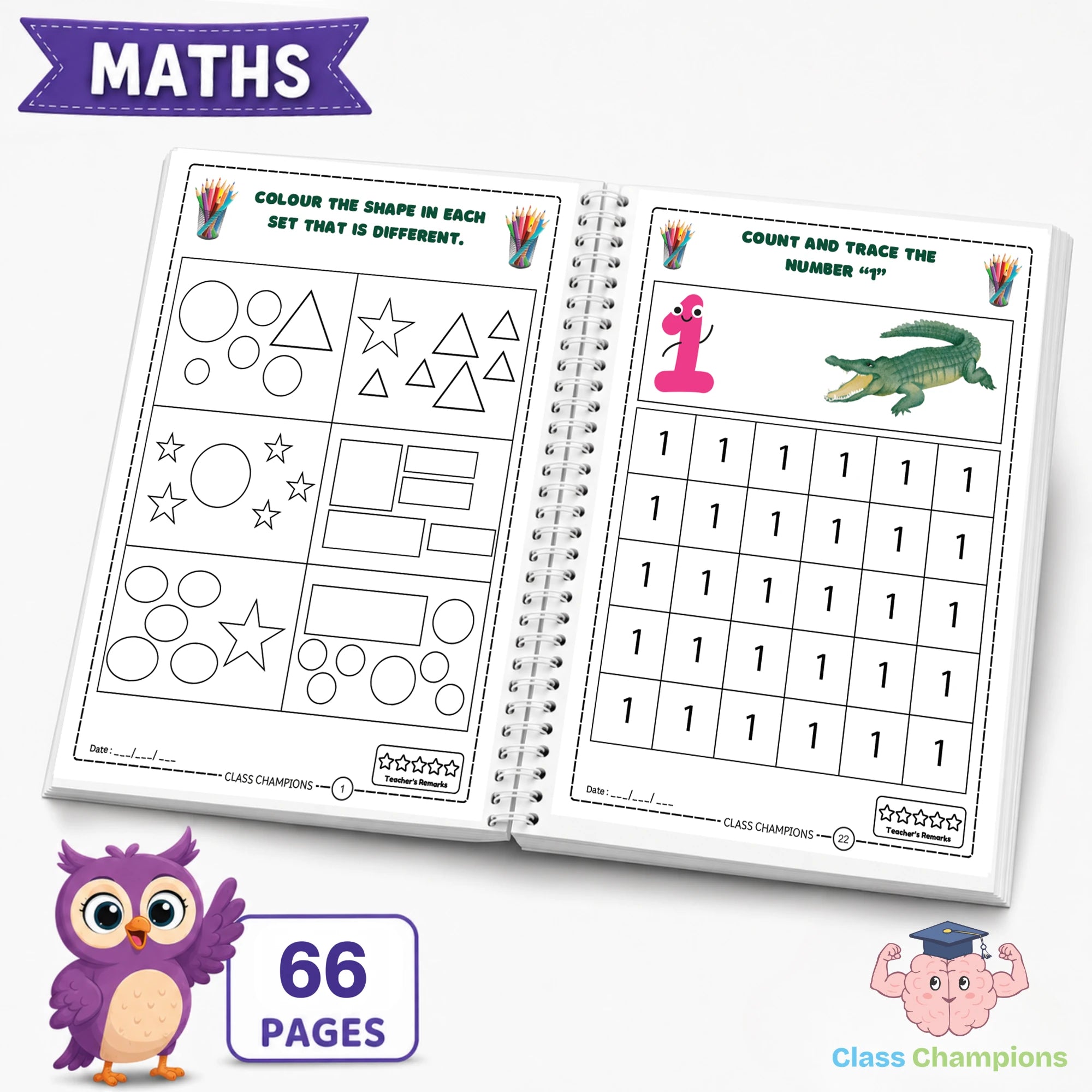 Inside Nursery Maths worksheet